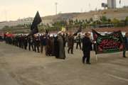 شرکت فعال اعضای هیئت علمی، کارکنان و دانشجویان دانشکده پیراپزشکی در مراسم عزاداری سرور و سالار شهیدان حضرت اباعبدا...الحسین(ع) در پردیس همت
